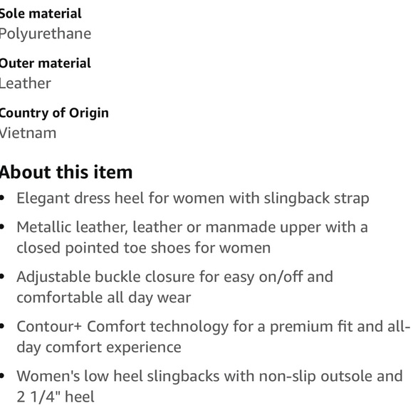 Naturalizer Silver size 8 Slingbacks in EUC - Picture 4 of 7